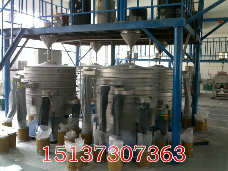 摇摆筛工作现场