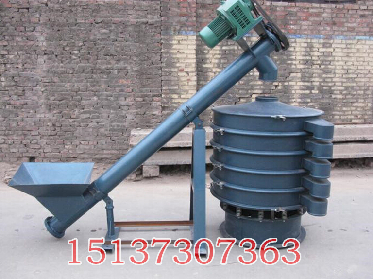 旋振筛+螺旋上料机